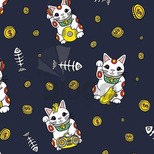 Lucky cats stroller canopy