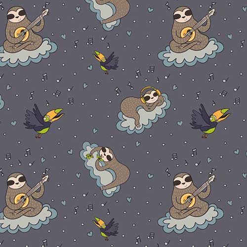 sloths stroller cover