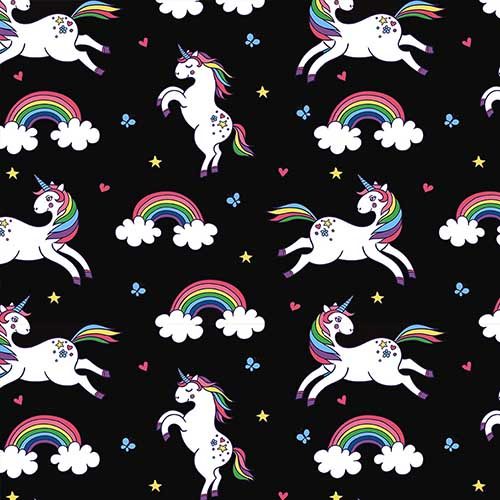 unicorns and rainbows stroller canopy