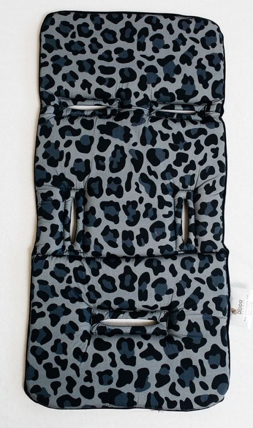 Leopard baby stroller seat pad