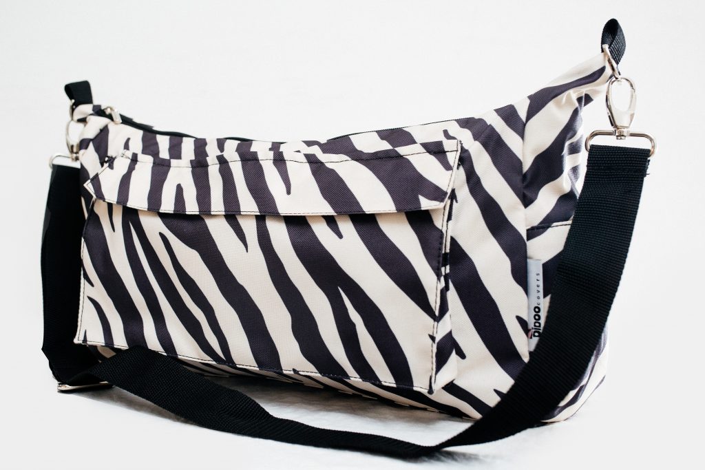 Zebra diaper bag